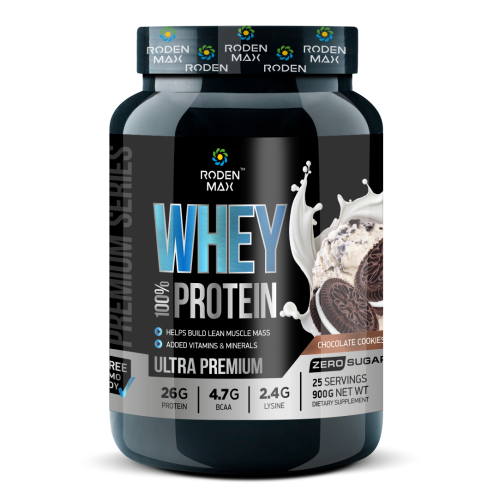 Roden Max Whey Protein 100% Premium 900 g Tasti Chocolate Cookies